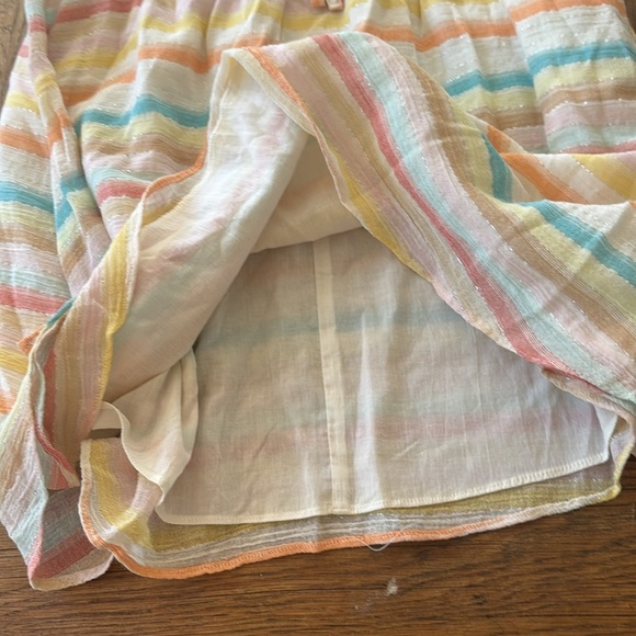 🌈 Lovers + Friends Spring Rainbow Pastel Striped Dress - Picture 7 of 8